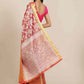 Ethnic Motifs Zari Woven Tissue Silk Saree
