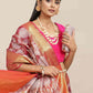 Ethnic Motifs Zari Woven Tissue Silk Saree