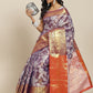 Ethnic Motifs Zari Woven Tissue Silk Saree