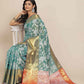 Ethnic Motifs Zari Woven Tissue Silk Saree