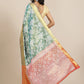 Ethnic Motifs Zari Woven Tissue Silk Saree