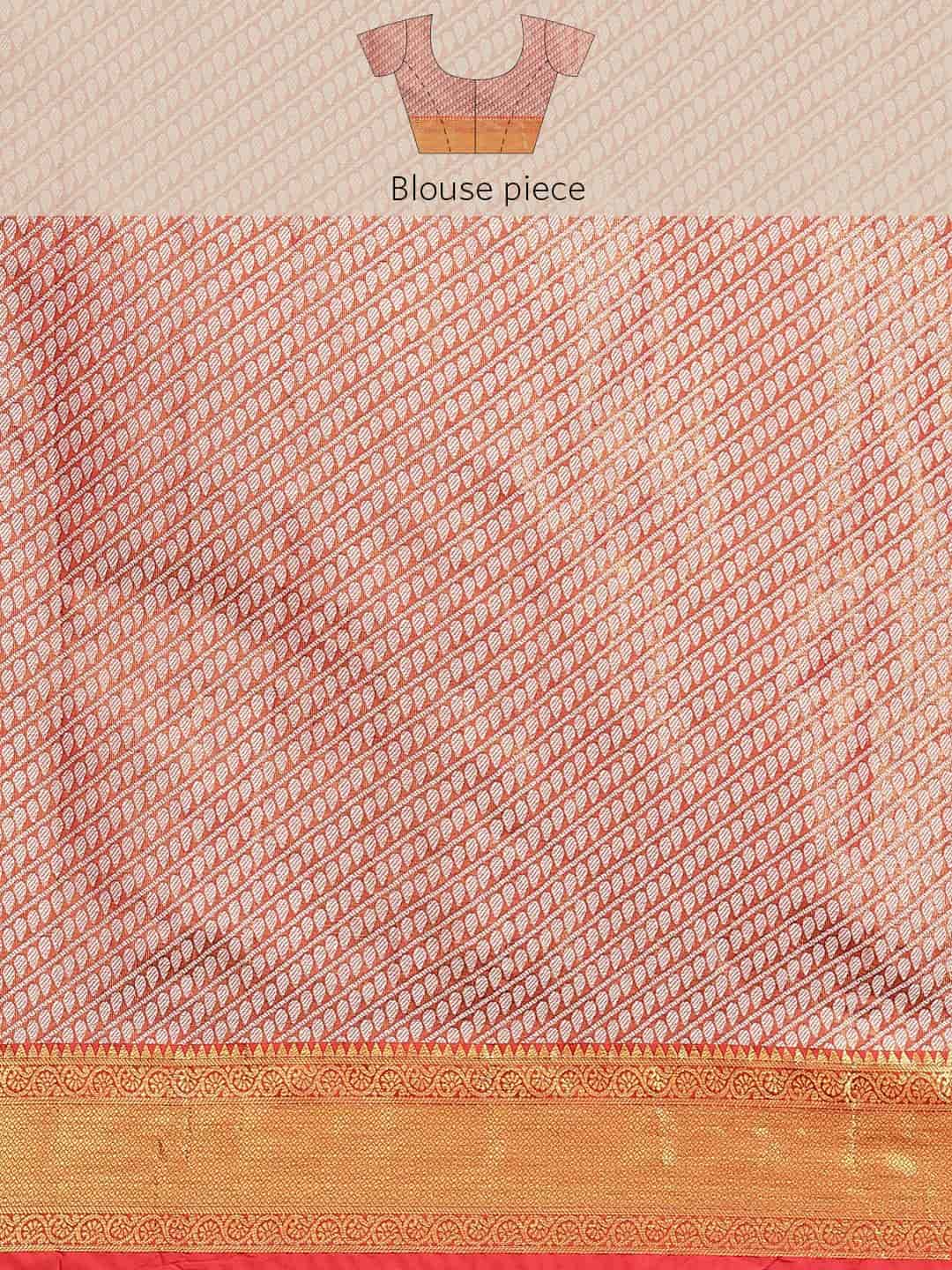 Ethnic Motifs Zari Woven Tissue Silk Saree