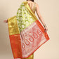 Ethnic Motifs Zari Woven Tissue Silk Saree
