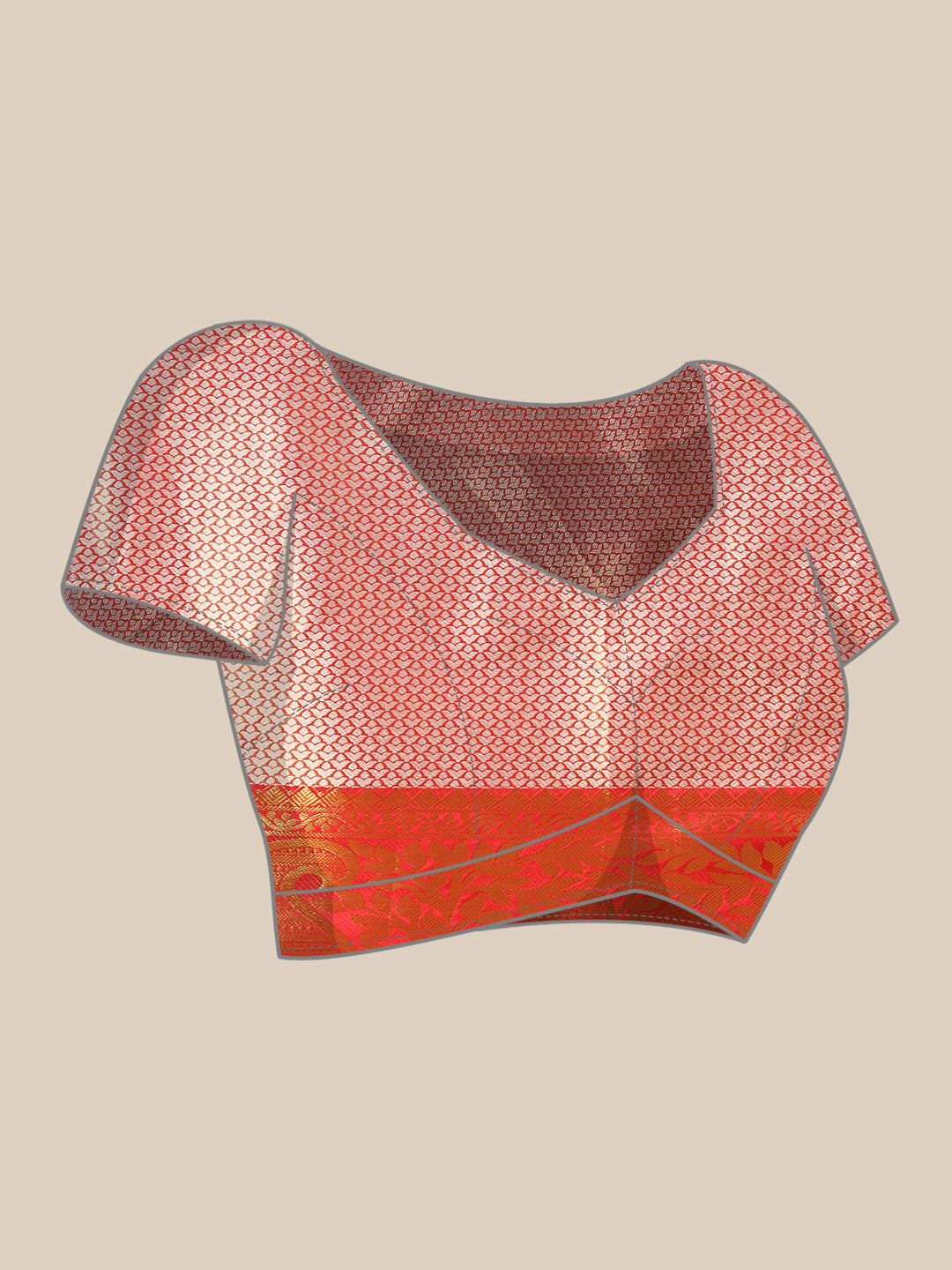 Ethnic Motifs Zari Woven Tissue Silk Saree