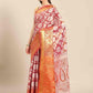 Ethnic Motifs Zari Woven Tissue Silk Saree