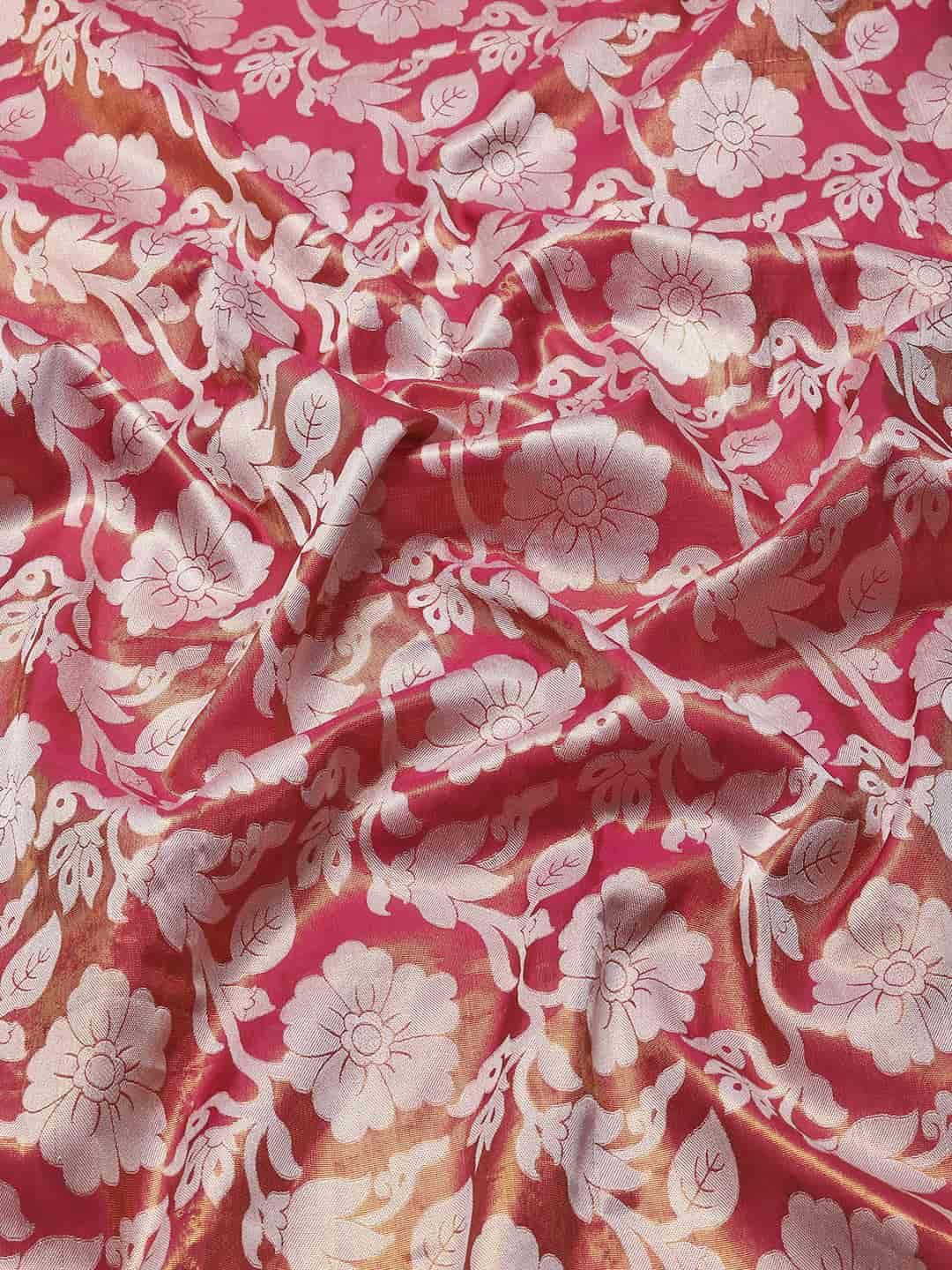 Ethnic Motifs Zari Woven Tissue Silk Saree