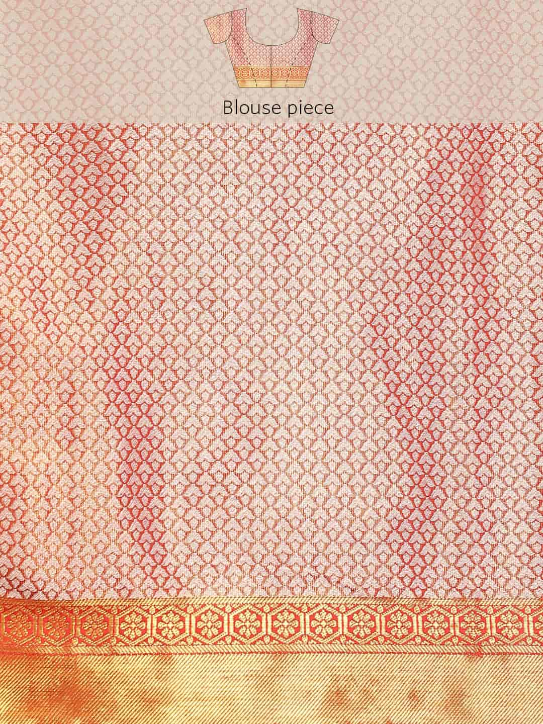 Ethnic Motifs Zari Woven Tissue Silk Saree