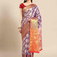 Ethnic Motifs Zari Woven Tissue Silk Saree