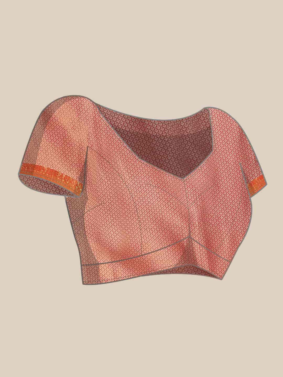 Ethnic Motifs Zari Woven Tissue Silk Saree