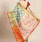 Ethnic Motifs Zari Woven Tissue Silk Saree