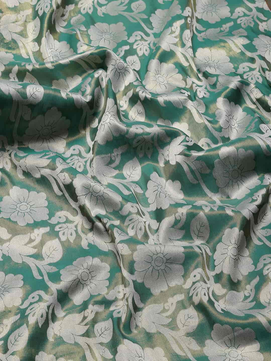 Ethnic Motifs Zari Woven Tissue Silk Saree