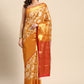 Ethnic Motifs Zari Woven Tissue Silk Saree
