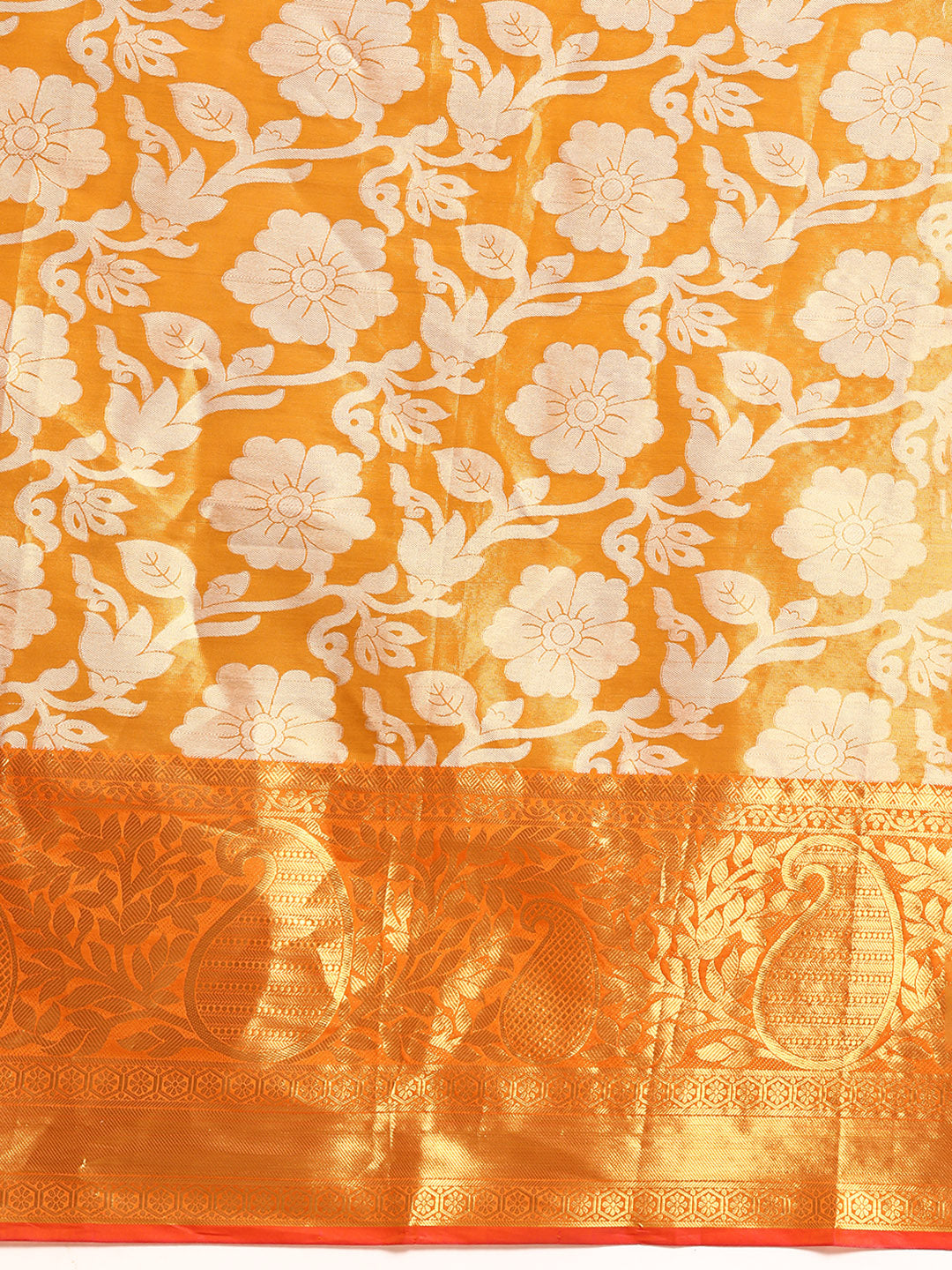 Ethnic Motifs Zari Woven Tissue Silk Saree