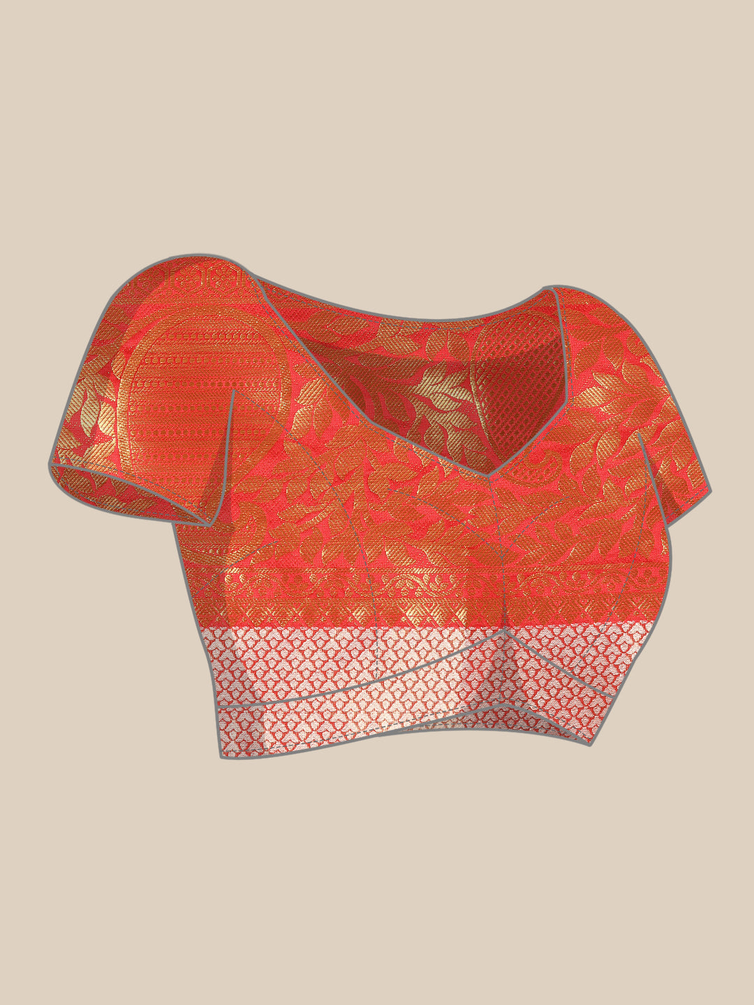 Ethnic Motifs Zari Woven Tissue Silk Saree