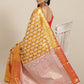 Ethnic Motifs Zari Woven Tissue Silk Saree