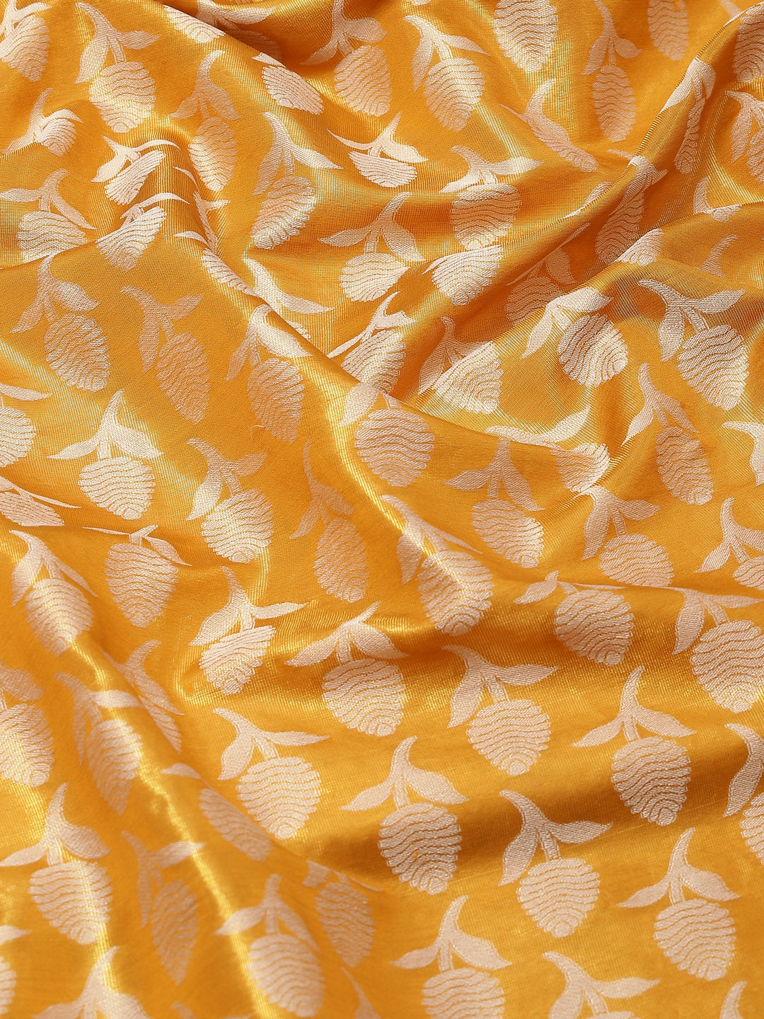Ethnic Motifs Zari Woven Tissue Silk Saree