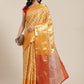 Ethnic Motifs Zari Woven Tissue Silk Saree