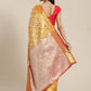 Ethnic Motifs Zari Woven Tissue Silk Saree