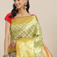 Ethnic Motifs Zari Woven Tissue Silk Saree