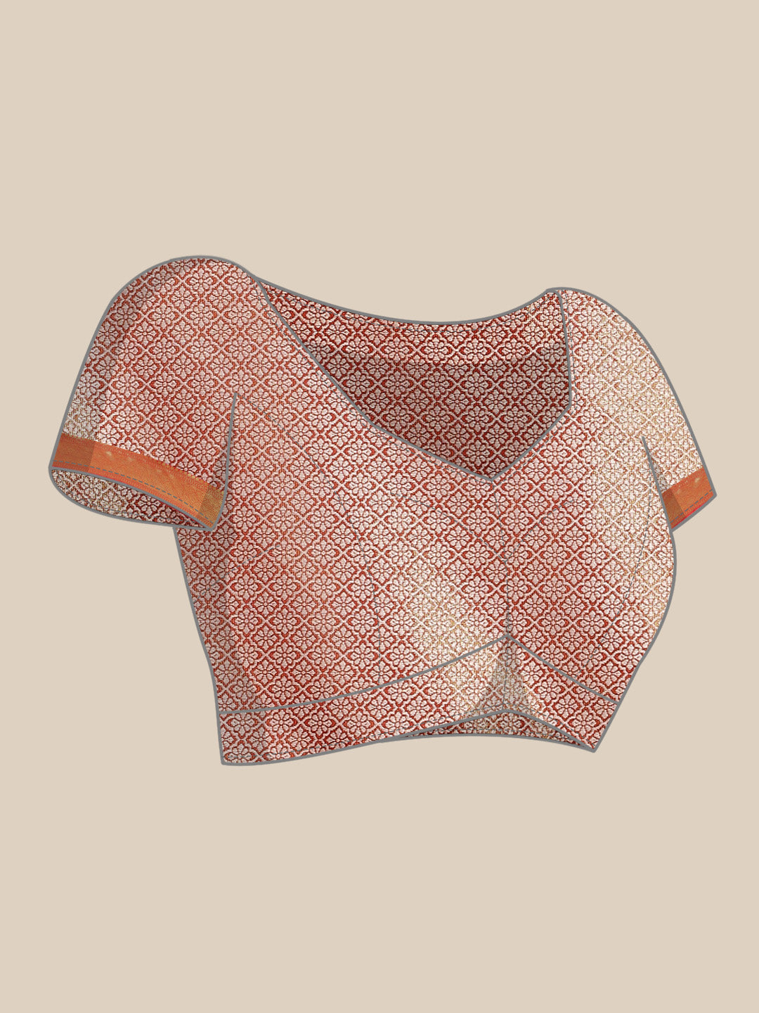 Ethnic Motifs Zari Woven Tissue Silk Saree