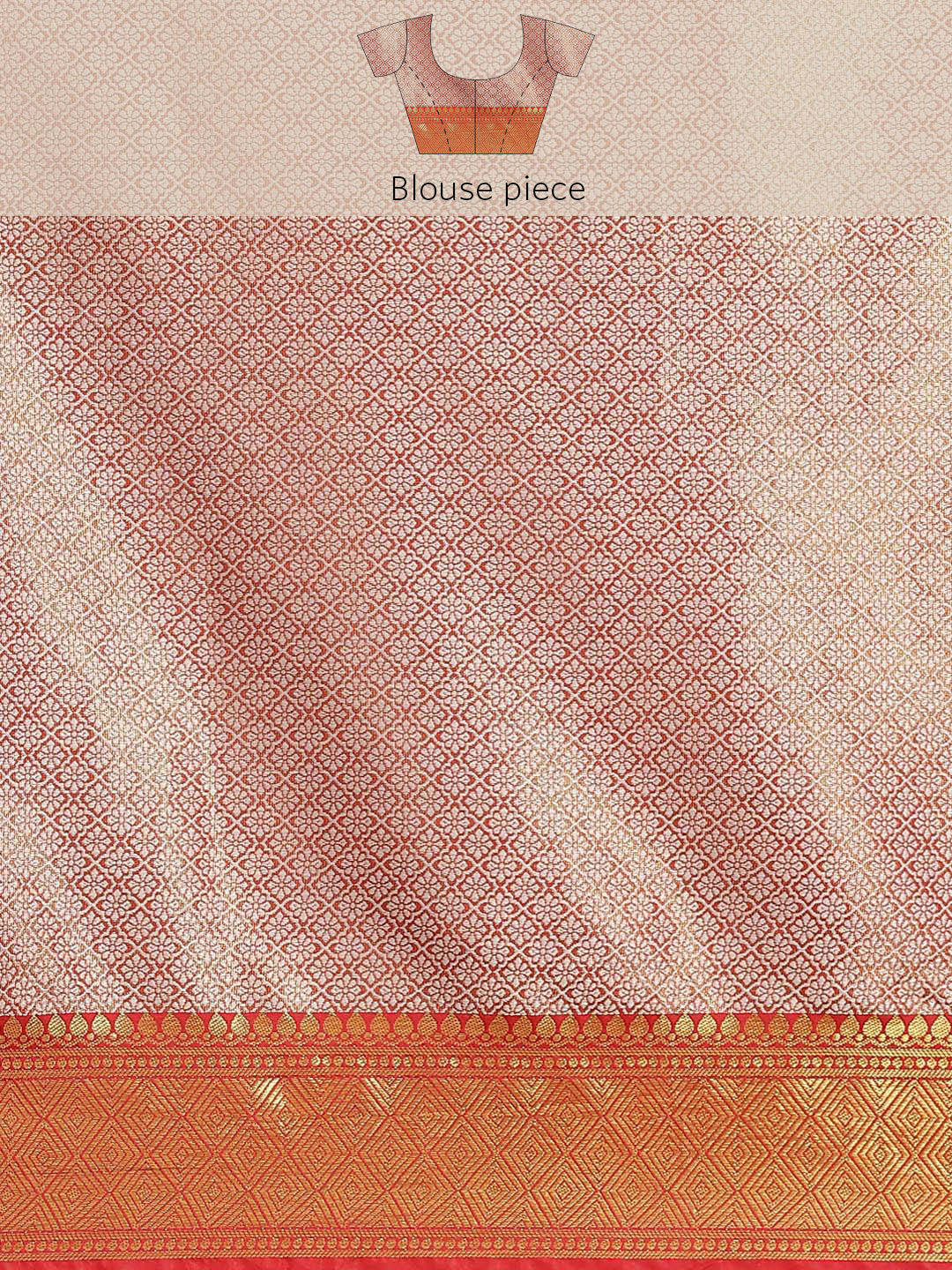 Ethnic Motifs Zari Woven Tissue Silk Saree