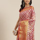 Ethnic Motifs Zari Woven Tissue Silk Saree