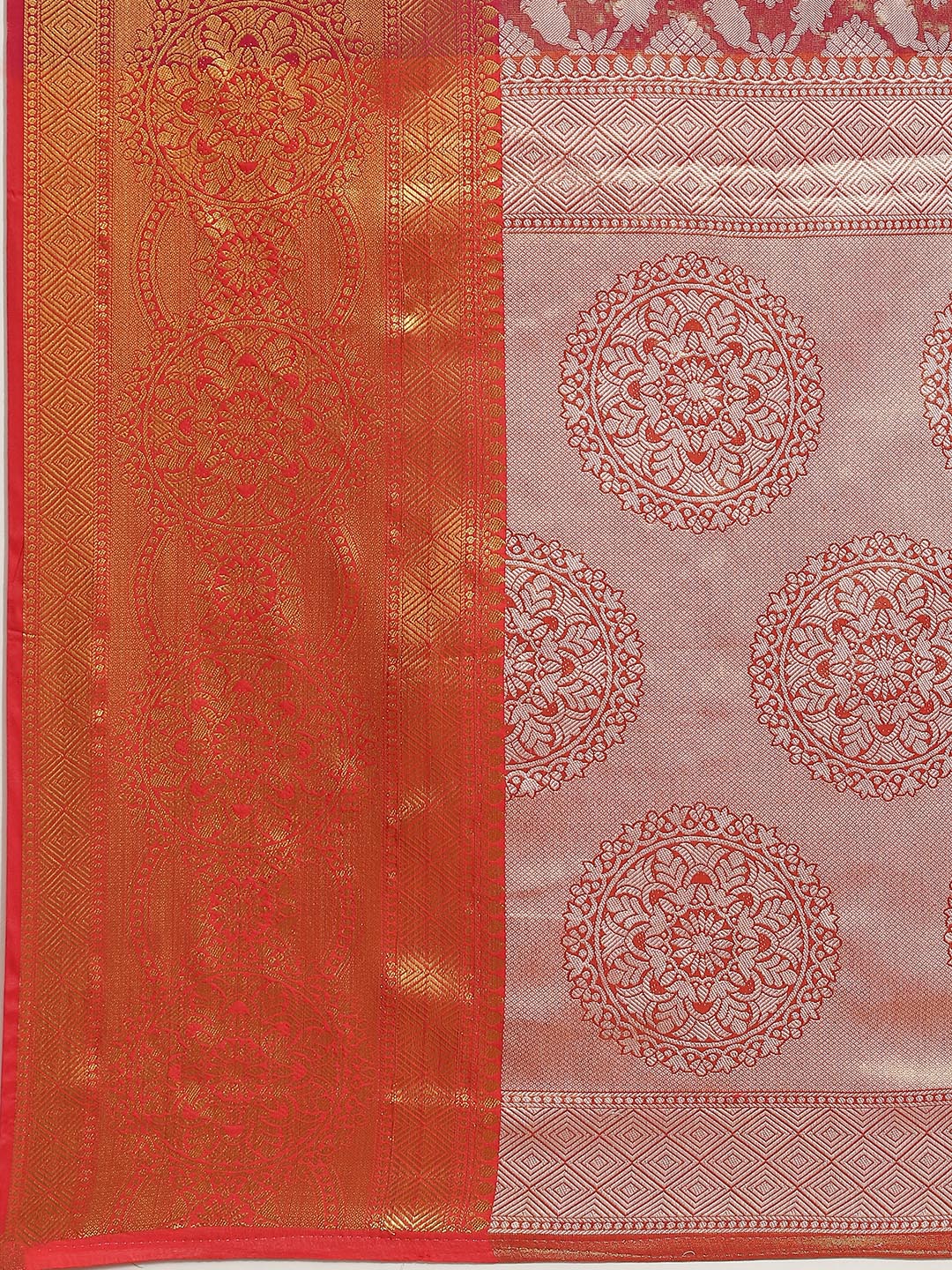 Ethnic Motifs Zari Woven Tissue Silk Saree