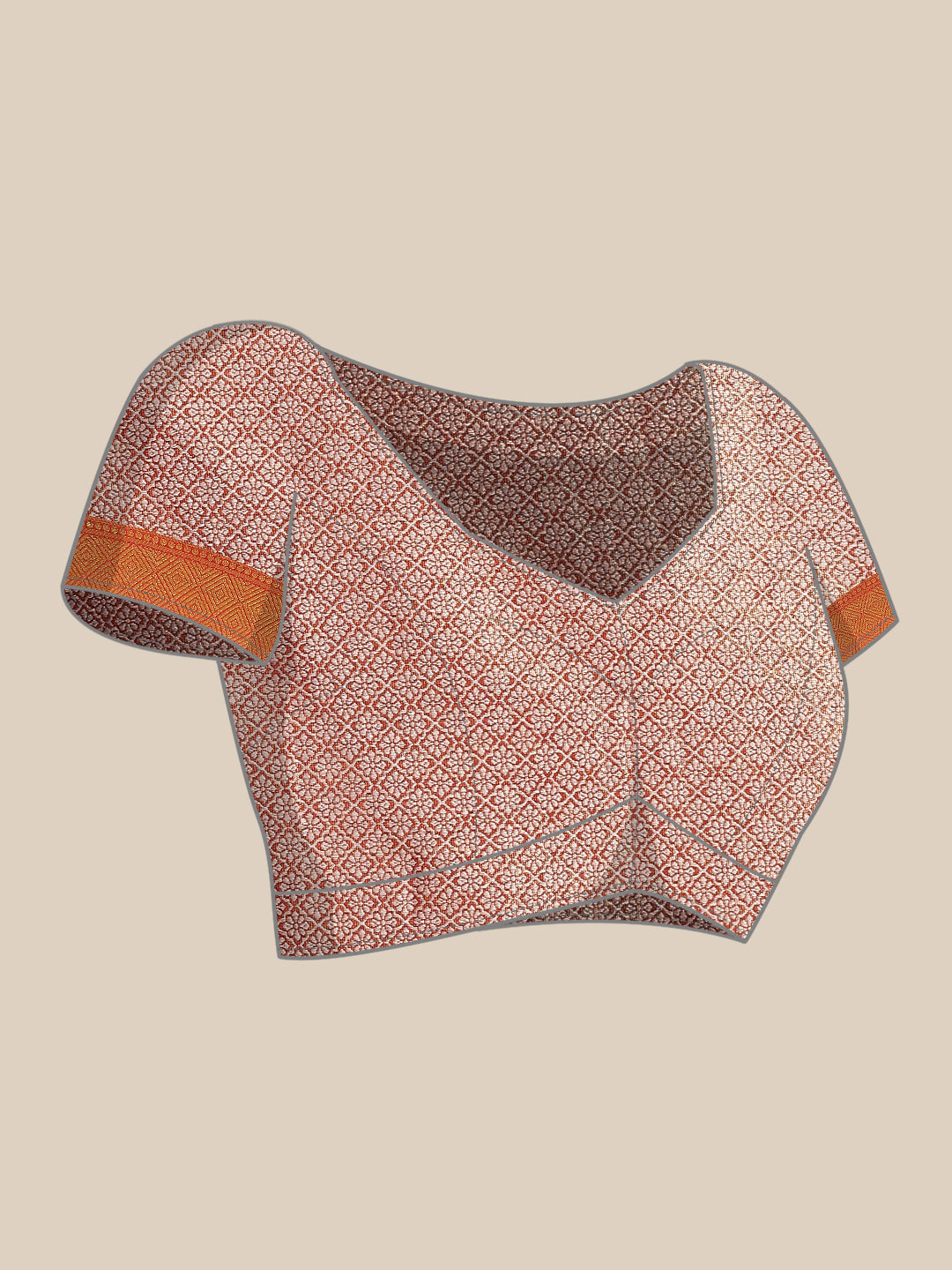 Ethnic Motifs Zari Woven Tissue Silk Saree