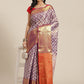 Ethnic Motifs Zari Woven Tissue Silk Saree