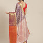 Ethnic Motifs Zari Woven Tissue Silk Saree