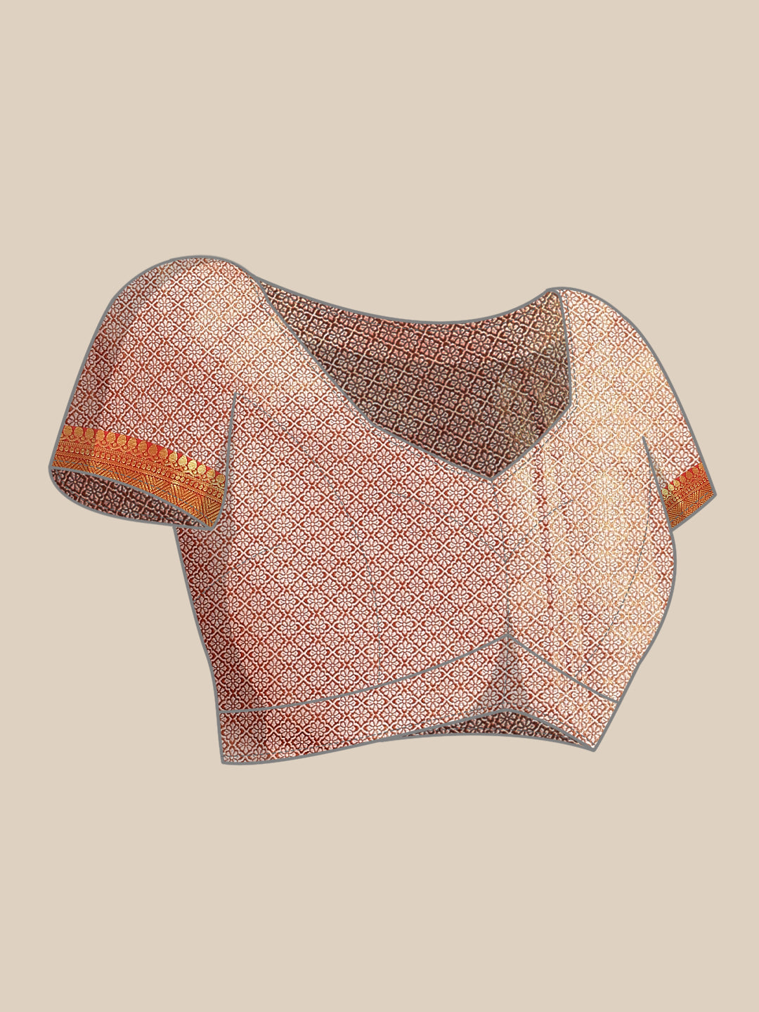 Ethnic Motifs Zari Woven Tissue Silk Saree