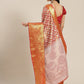 Ethnic Motifs Zari Woven Tissue Silk Saree