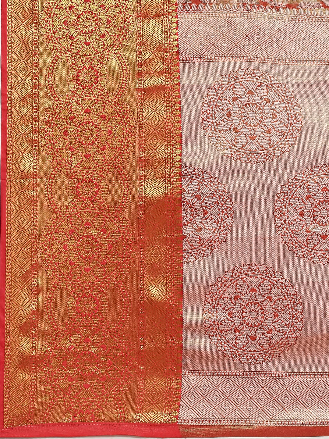 Ethnic Motifs Zari Woven Tissue Silk Saree