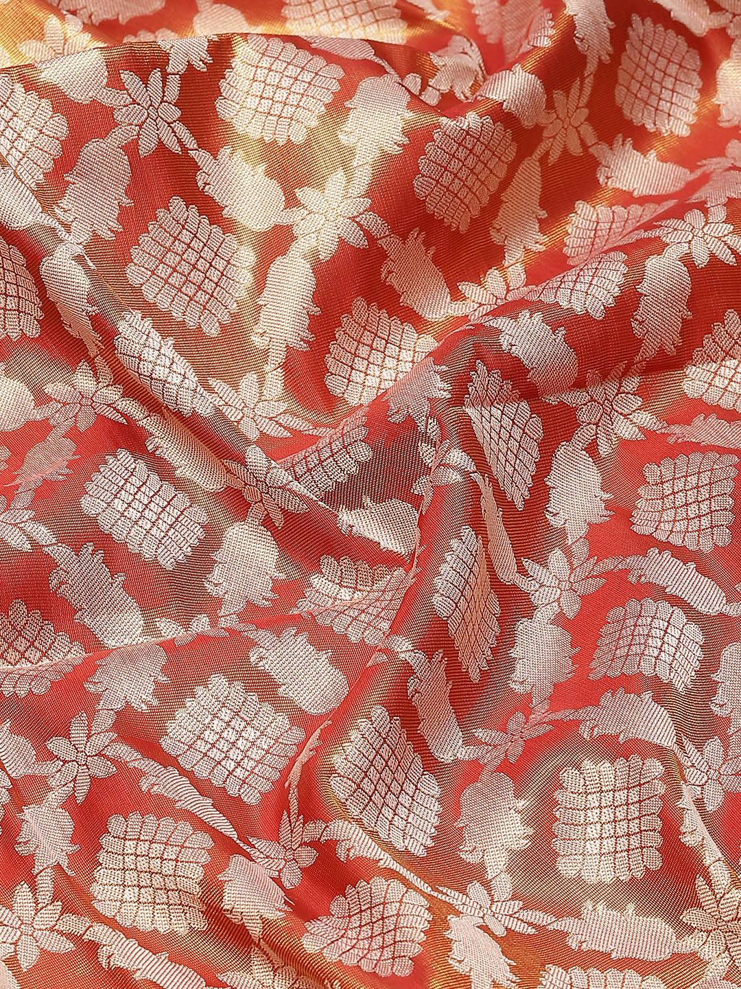 Ethnic Motifs Zari Woven Tissue Silk Saree