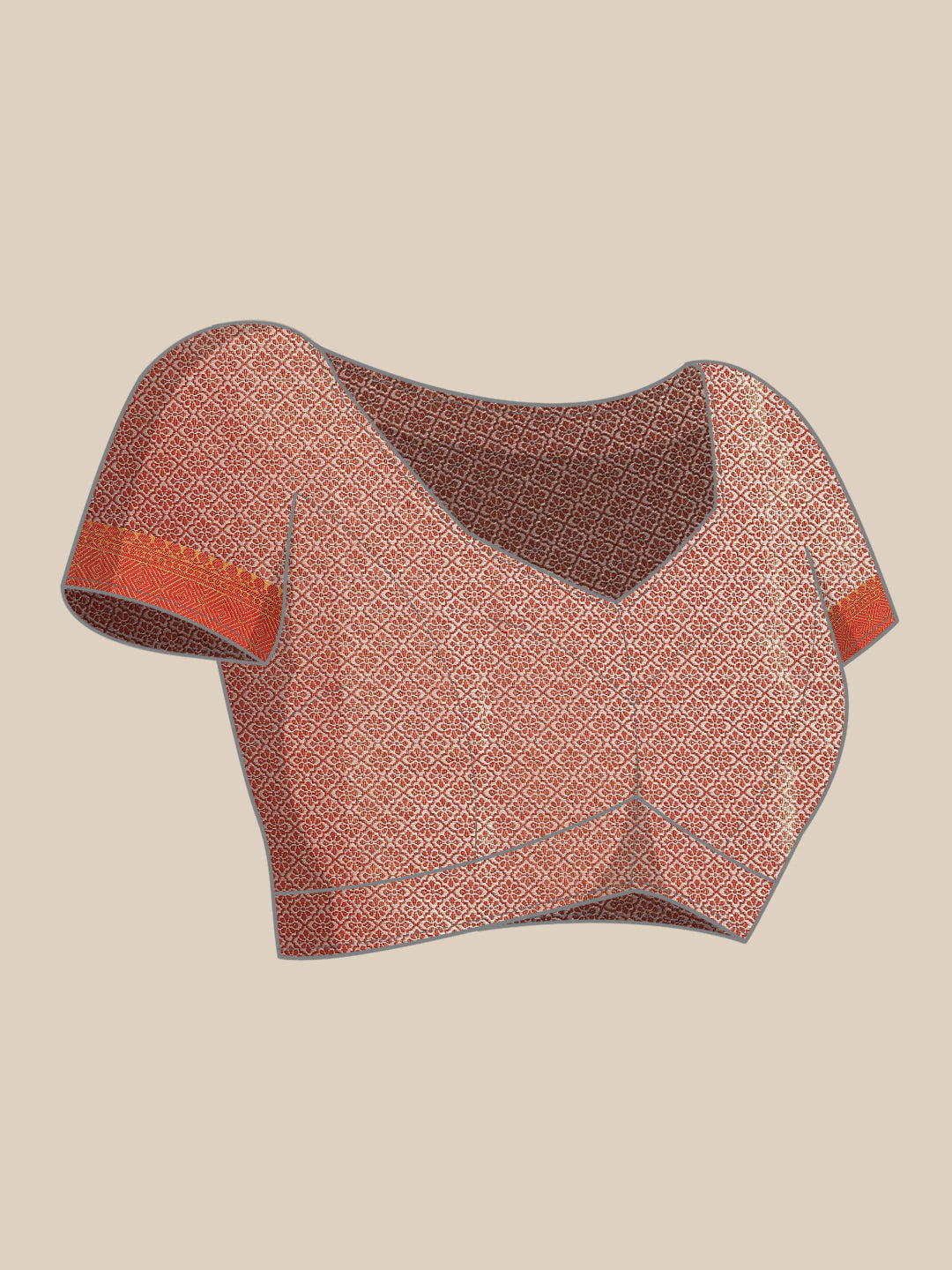 Ethnic Motifs Zari Woven Tissue Silk Saree