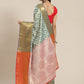 Ethnic Motifs Zari Woven Tissue Silk Saree