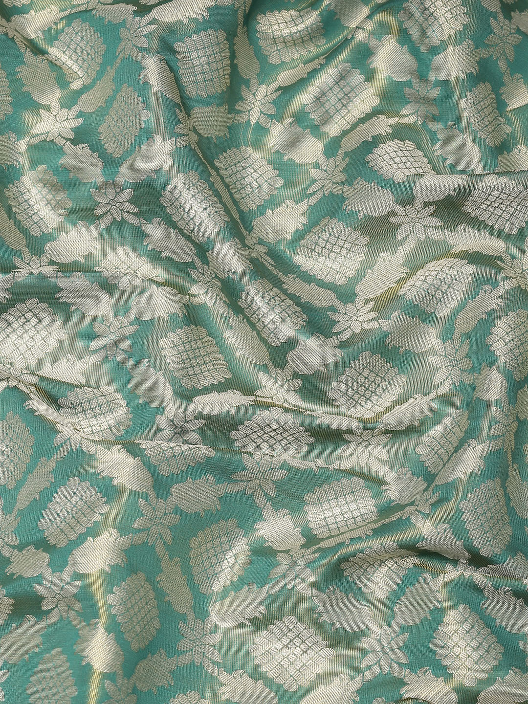 Ethnic Motifs Zari Woven Tissue Silk Saree