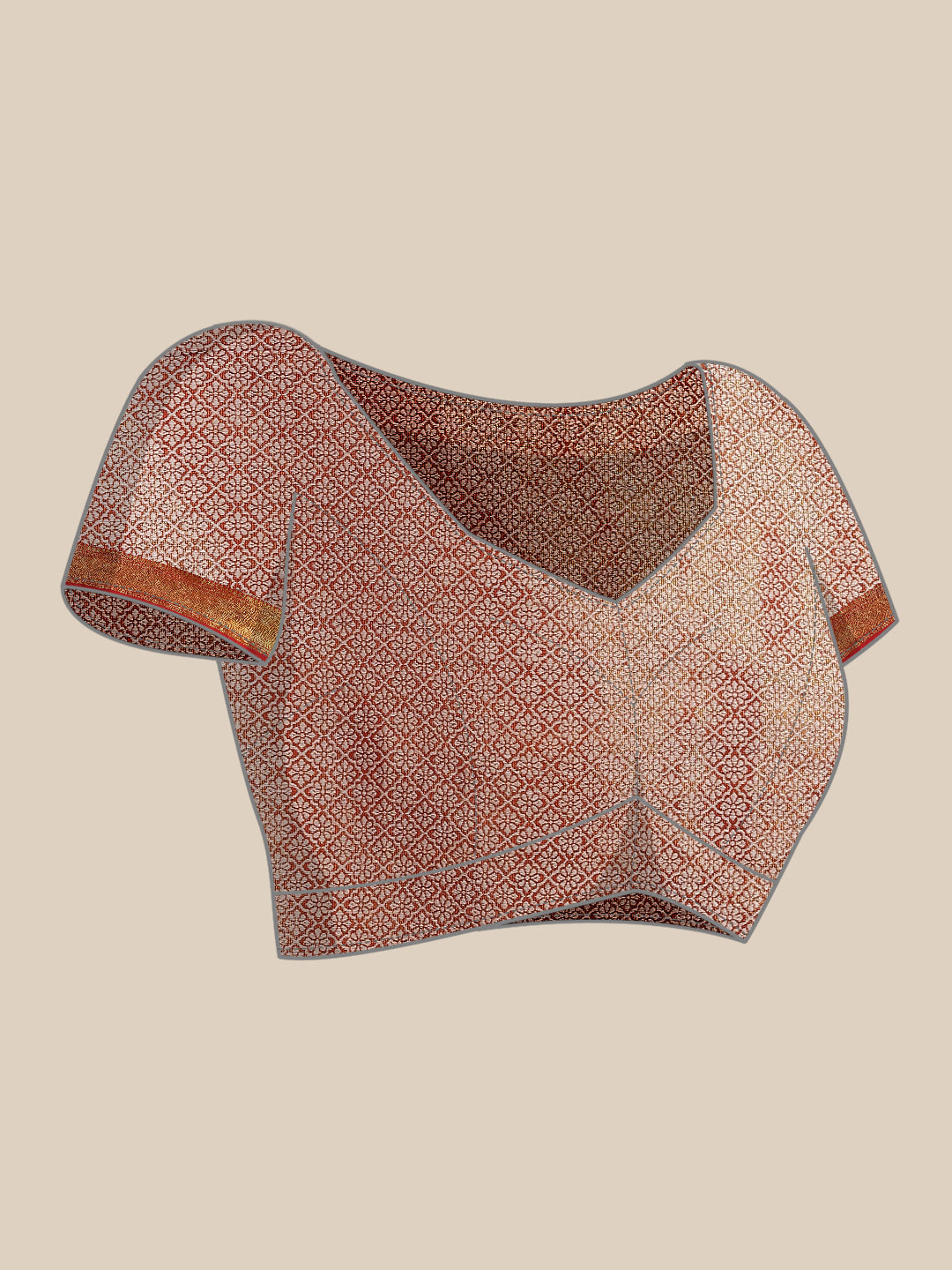 Ethnic Motifs Zari Woven Tissue Silk Saree