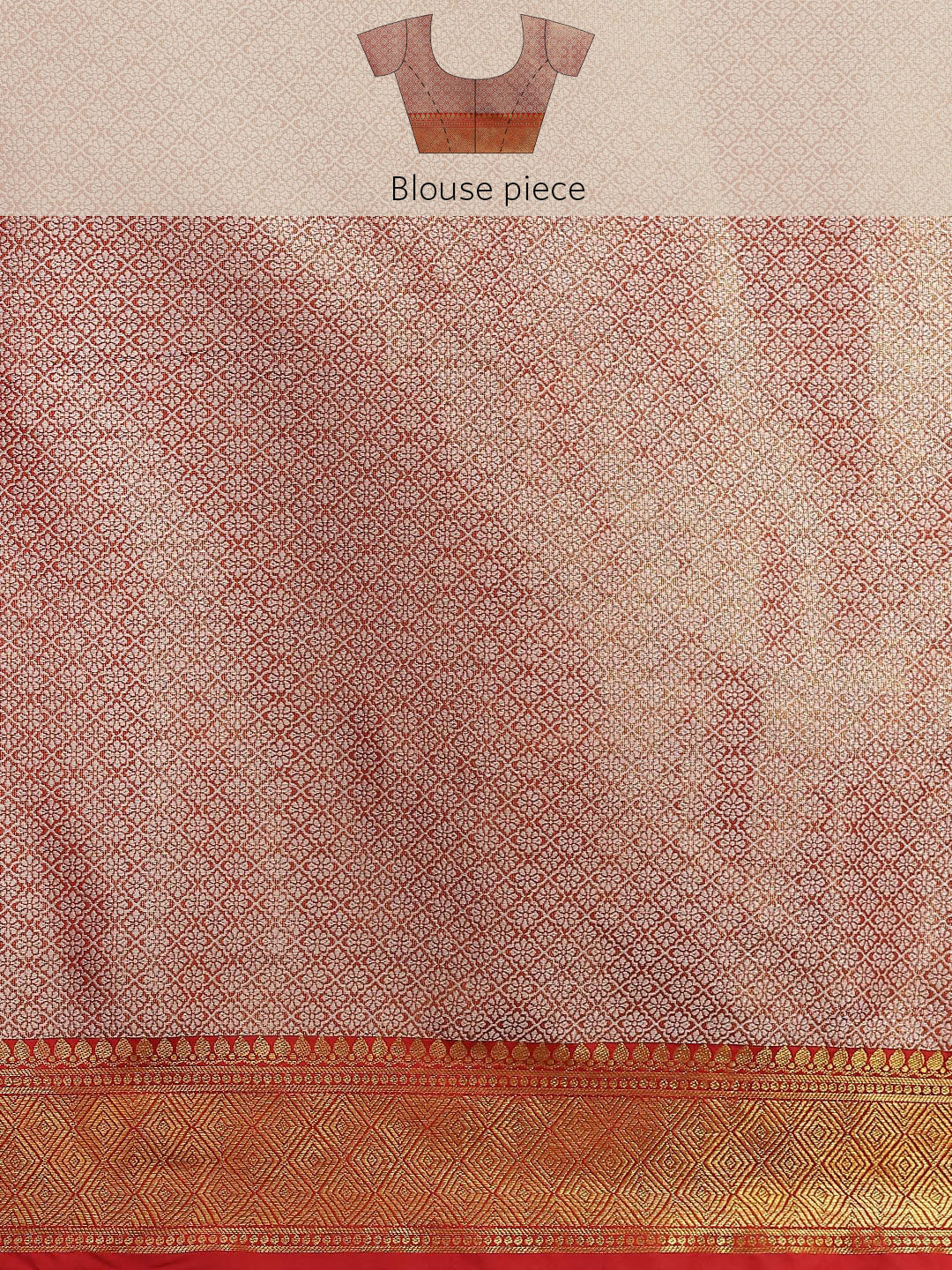 Ethnic Motifs Zari Woven Tissue Silk Saree