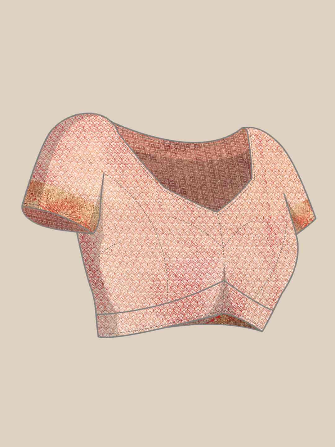 Ethnic Motifs Zari Woven Tissue Silk Saree