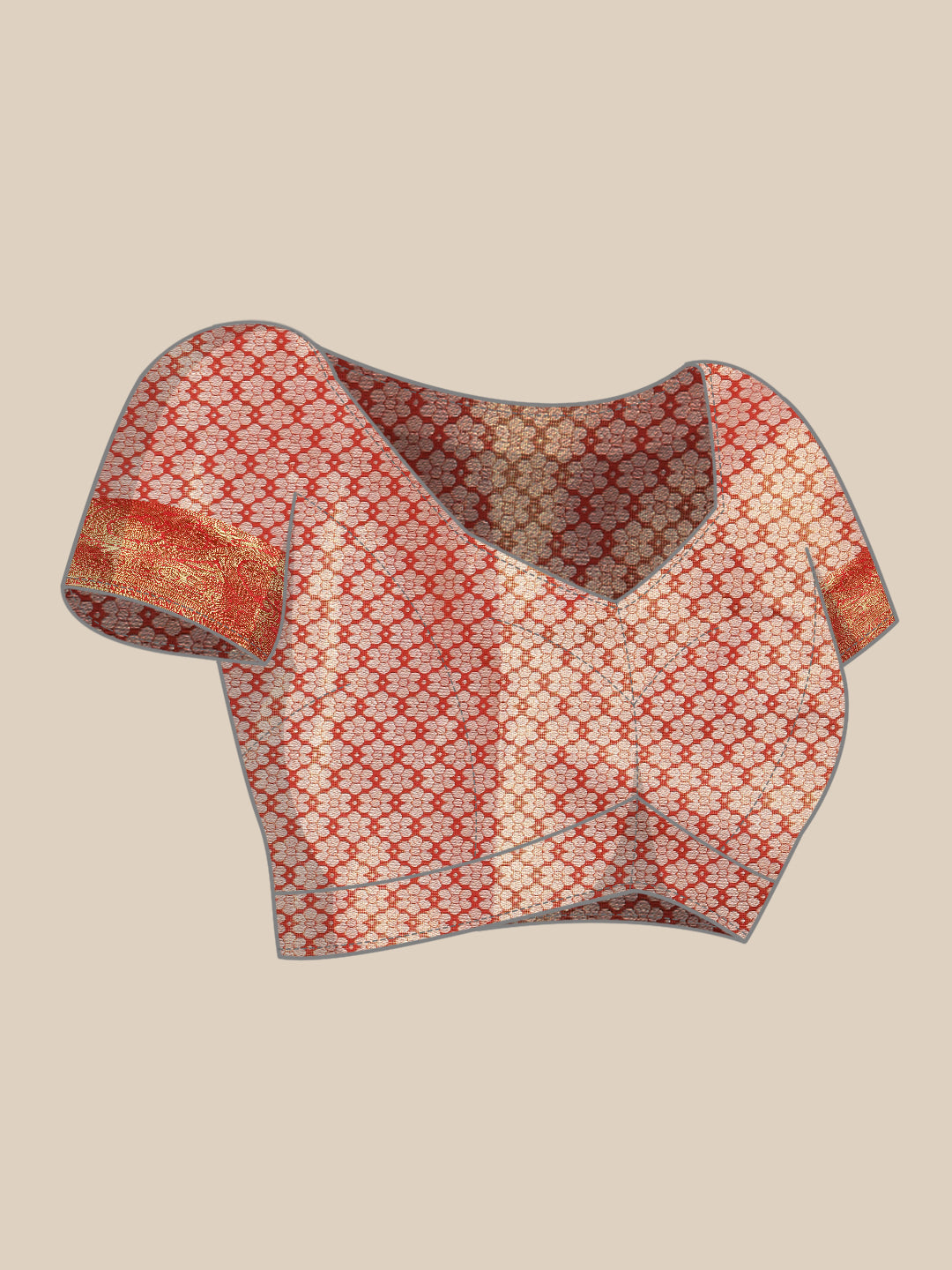 Ethnic Motifs Zari Woven Tissue Silk Saree