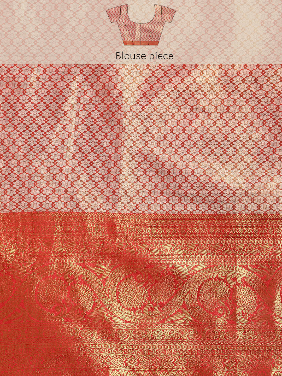 Ethnic Motifs Zari Woven Tissue Silk Saree