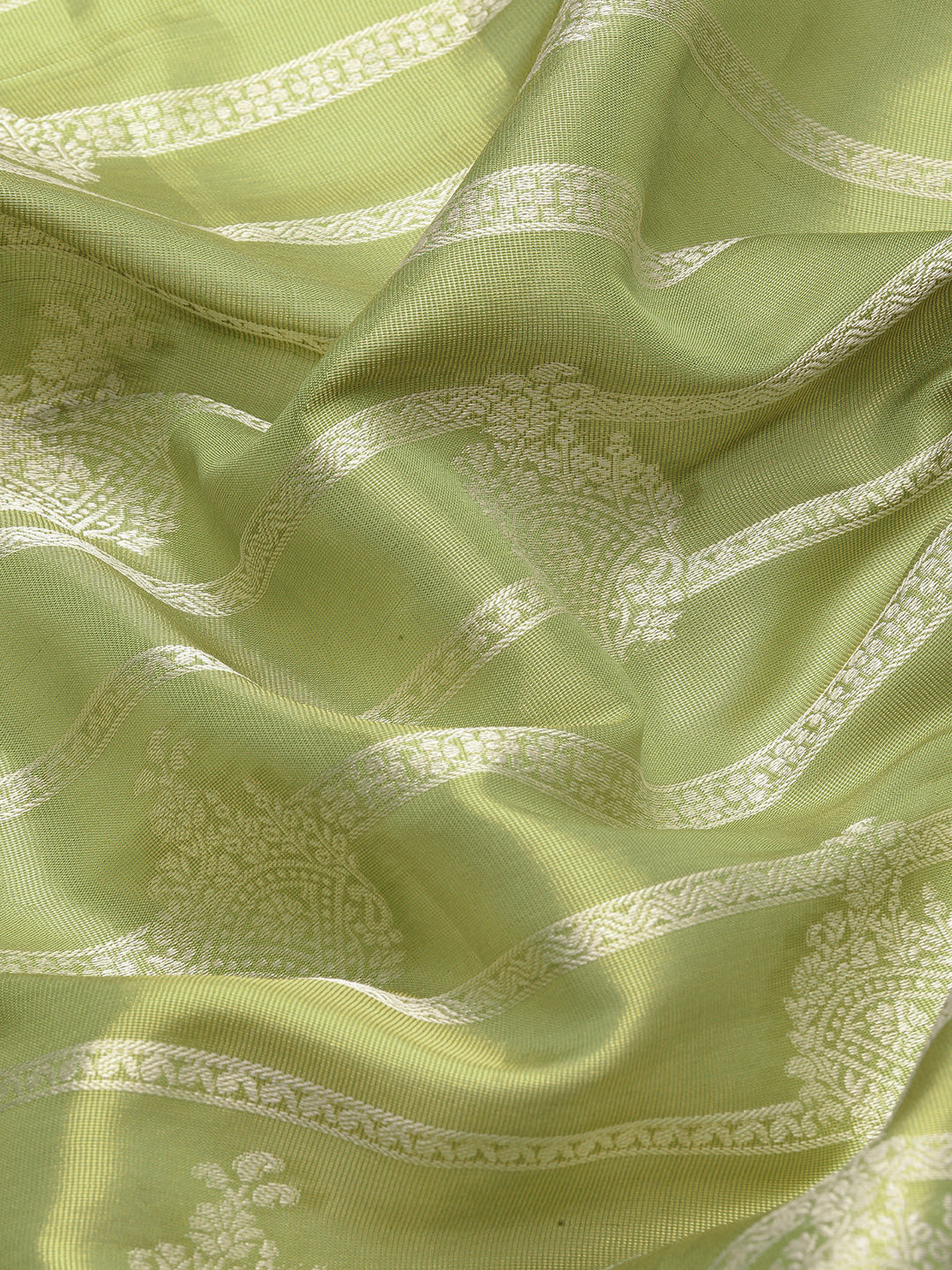 Ethnic Motifs Zari Woven Tissue Silk Saree