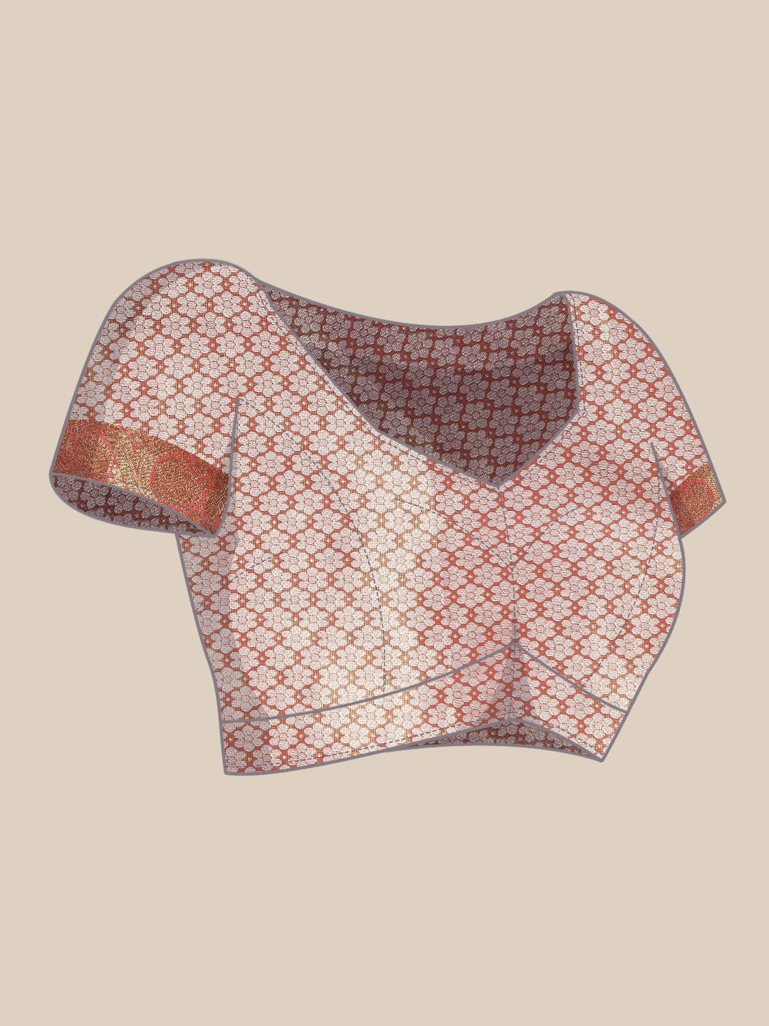 Ethnic Motifs Zari Woven Tissue Silk Saree