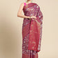 Ethnic Motifs Zari Woven Tissue Silk Saree