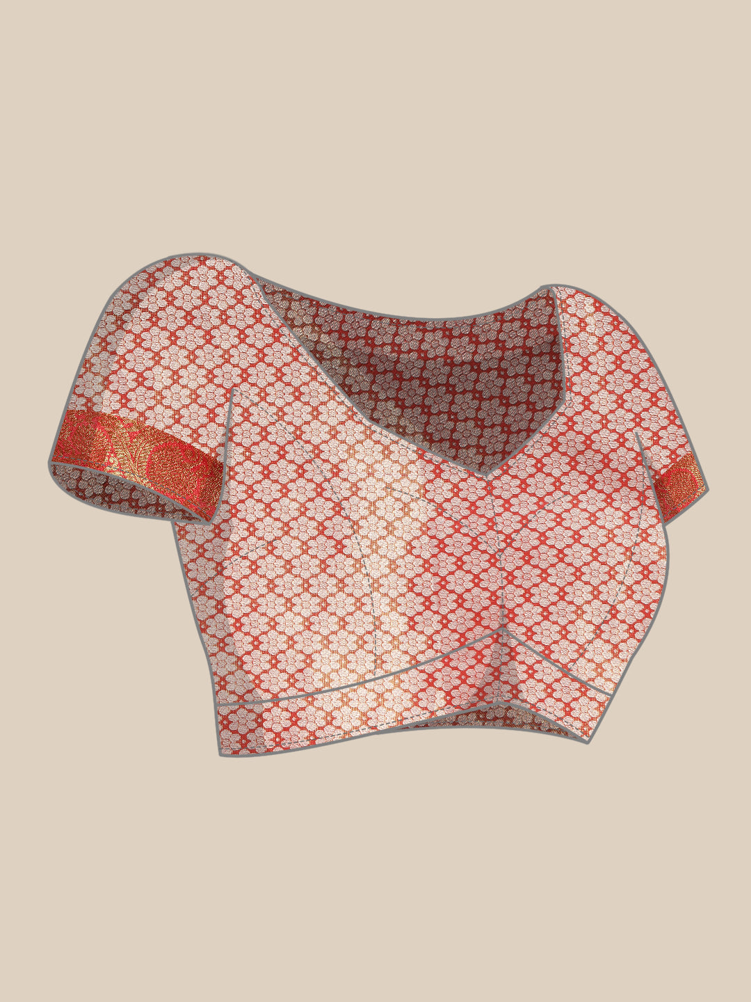 Ethnic Motifs Zari Woven Tissue Silk Saree