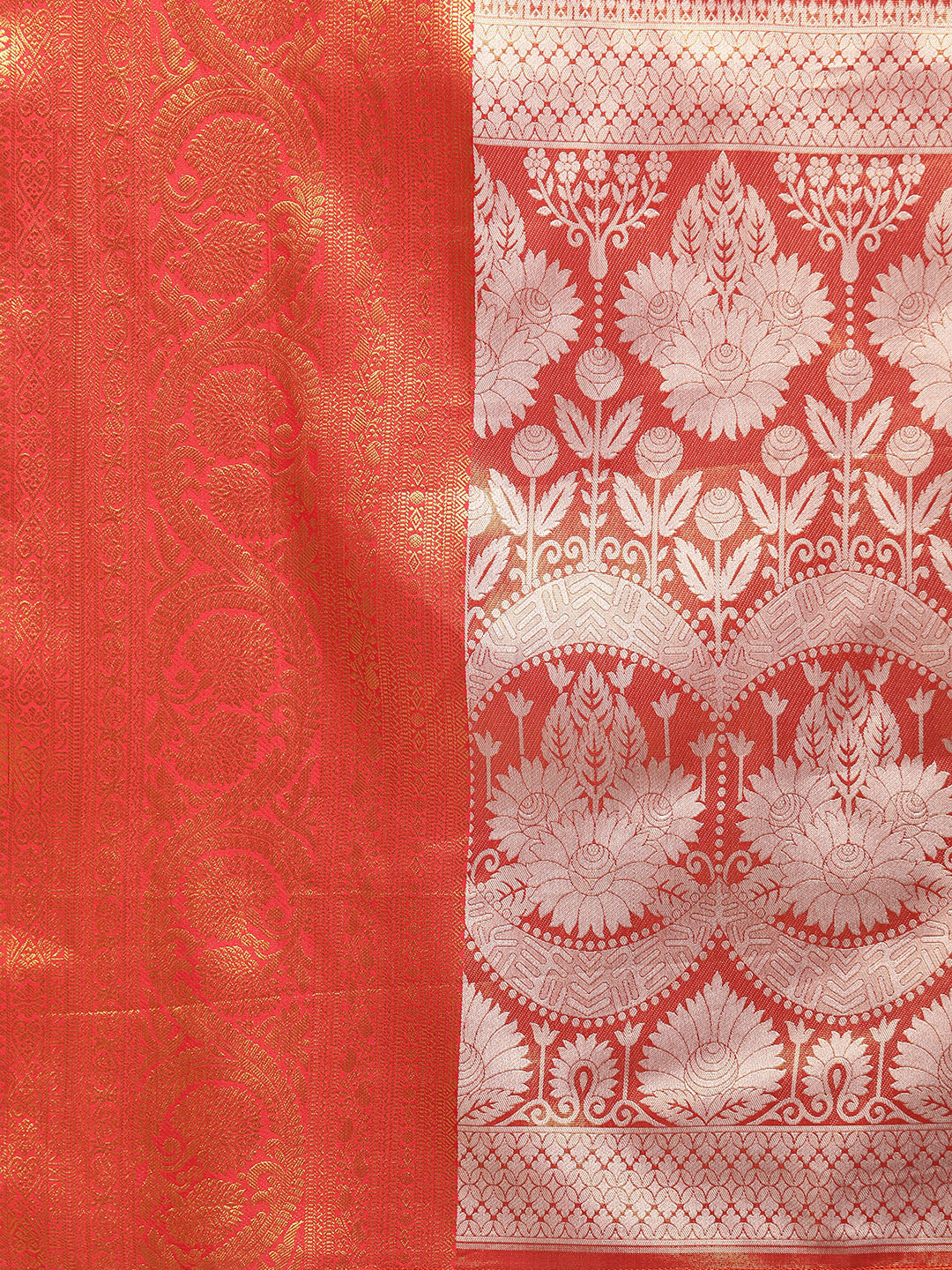 Ethnic Motifs Zari Woven Tissue Silk Saree