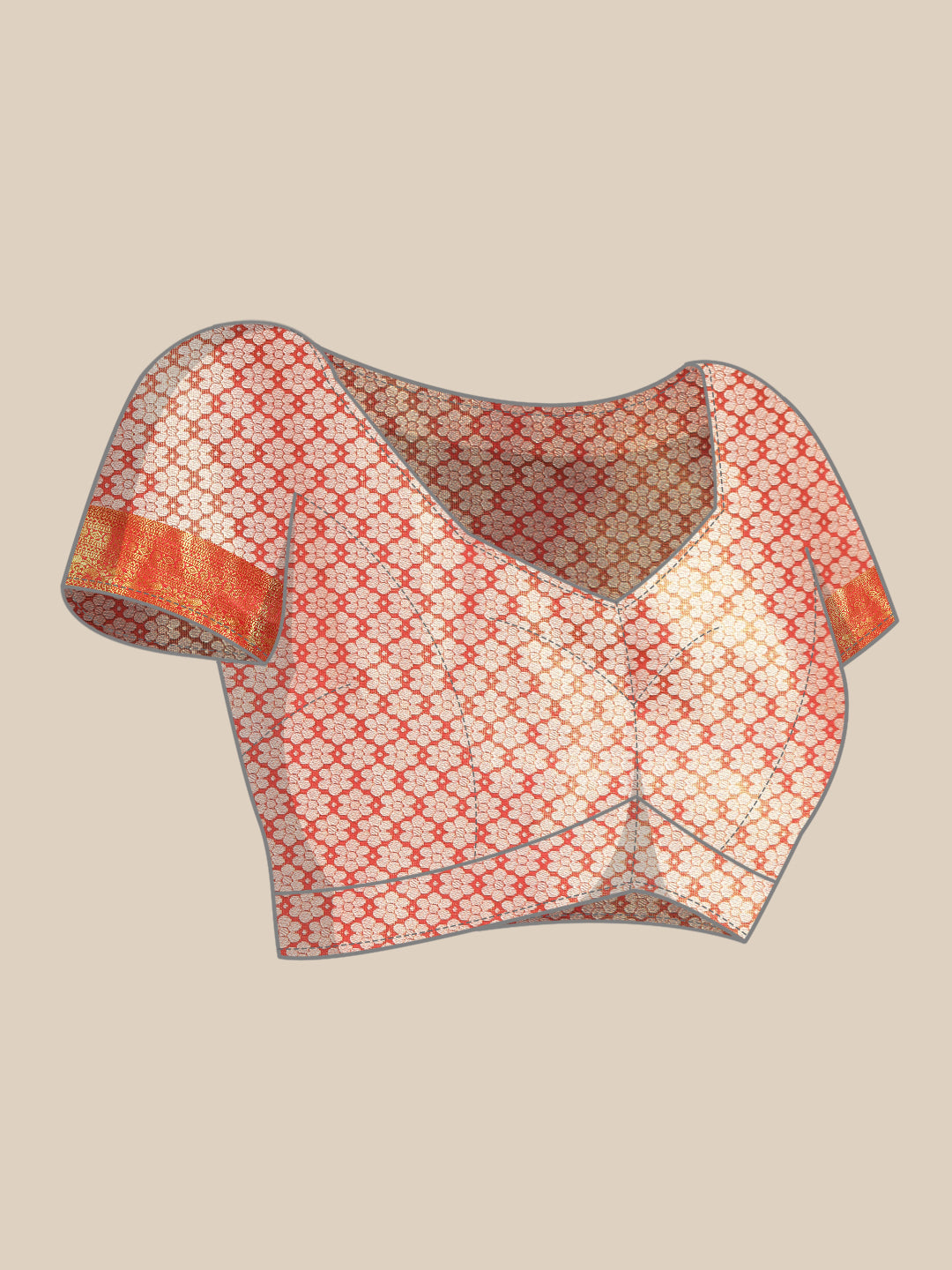 Ethnic Motifs Zari Woven Tissue Silk Saree