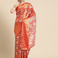 Ethnic Motifs Zari Woven Tissue Silk Saree