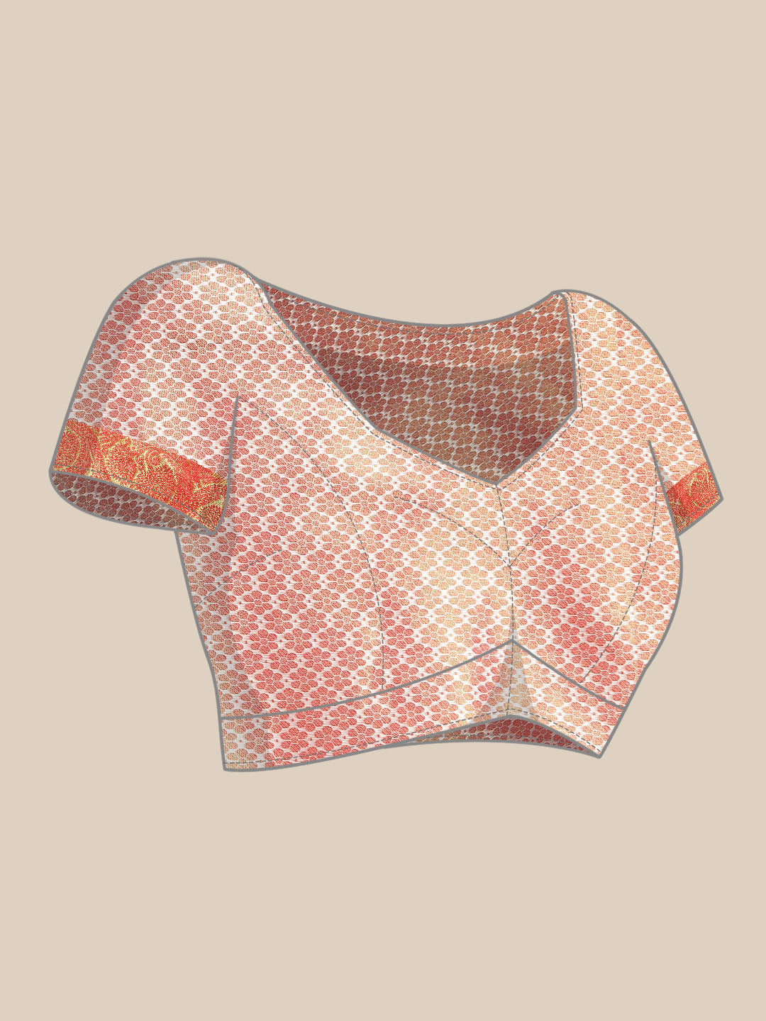 Ethnic Motifs Zari Woven Tissue Silk Saree